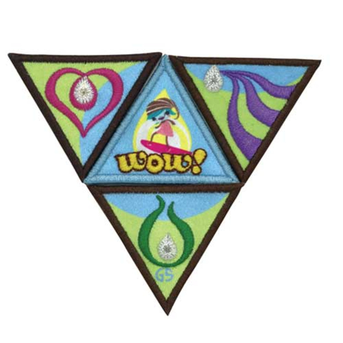 Girl Scouts WOW! Wonders Of Water Brownie Journey Award Set - Basics Clothing Store