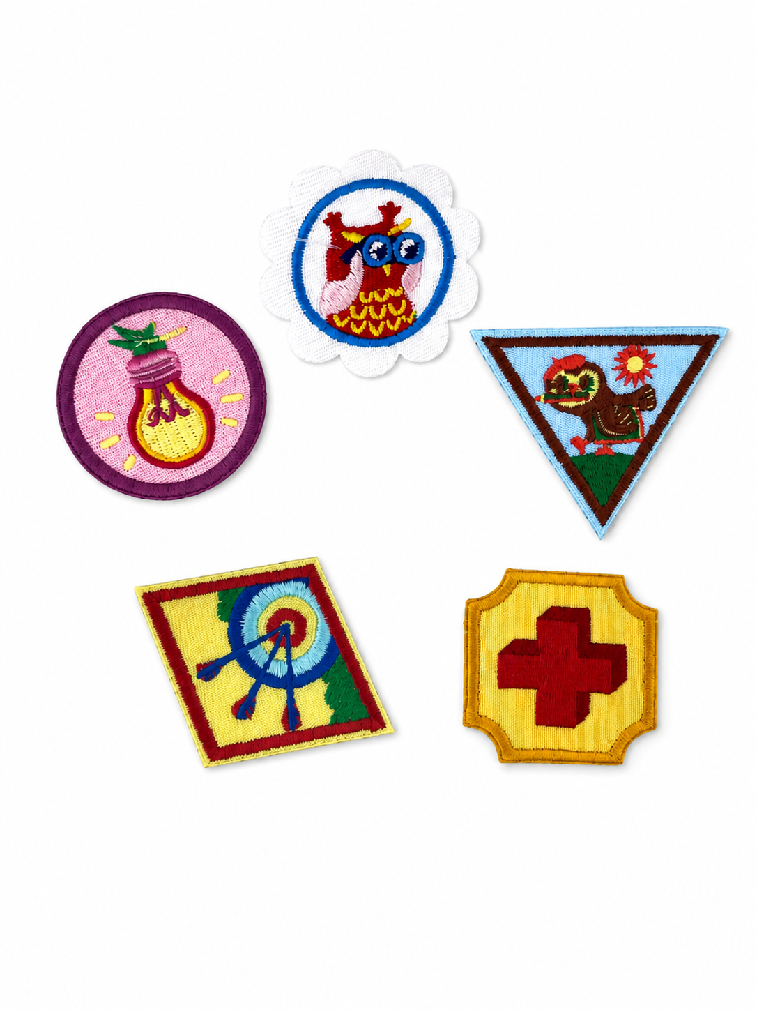 Girl Scouts earned Badges
