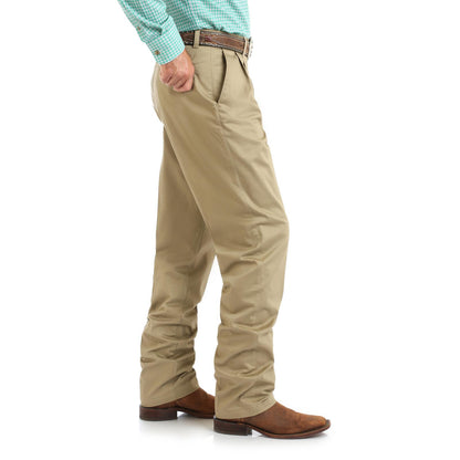 Wrangler® Men's Western Casuals Pleated Front Pants - Khaki