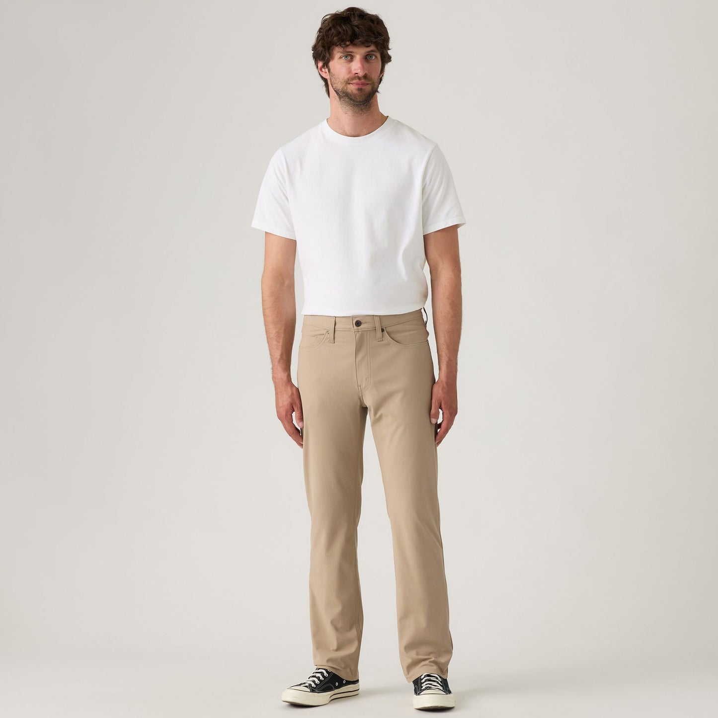 514™ Straight Fit Tech Men's Jeans - Beach Taupe