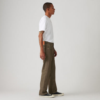 501® Original Men's Jeans - Dark Brown Rigid - Shrink-To-Fit