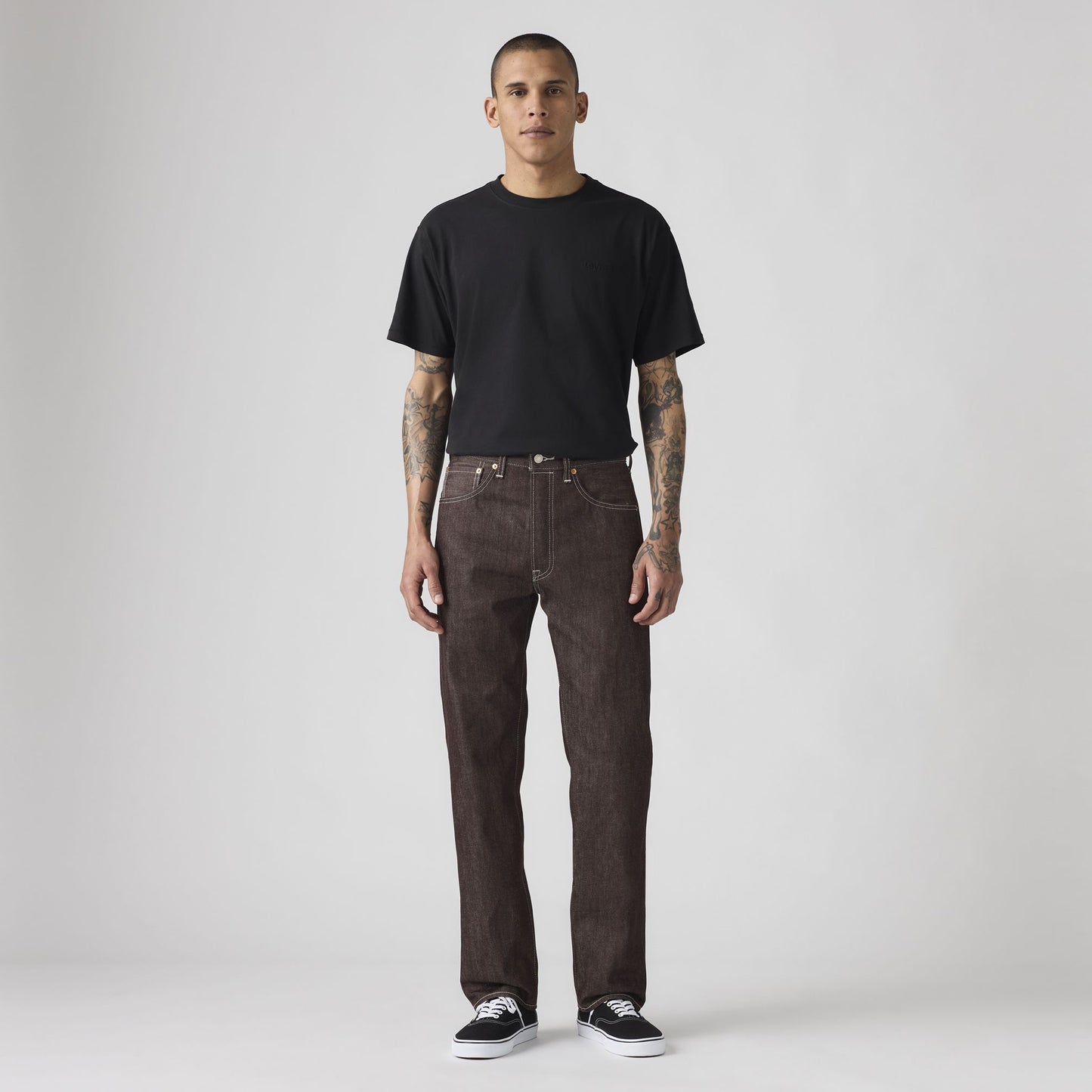 501® Original Men's Jeans - Burgundy Rigid - Shrink-To-Fit - 3727