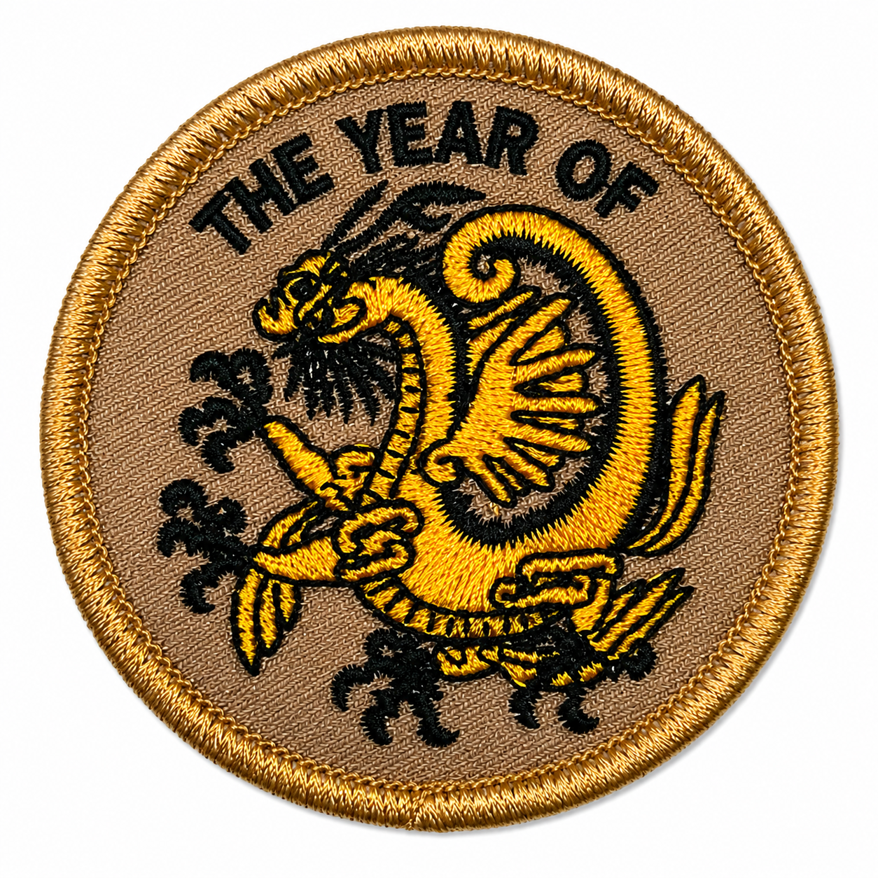 Discontinued Year of the Dragon (Gold) Fun Patch