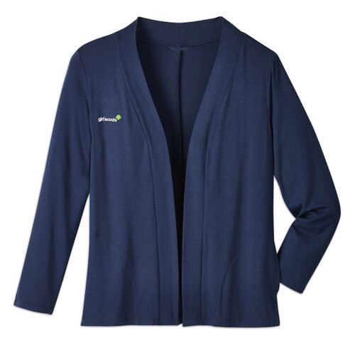 Girl Scouts Women's Open Front Cardigan