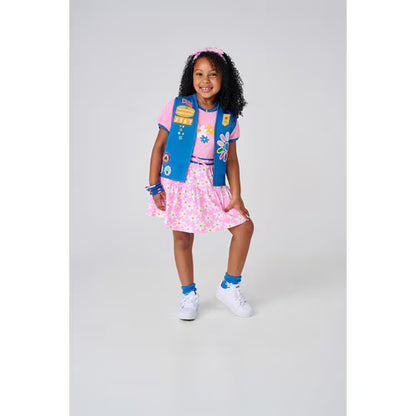 Girl Scout Daisy Floral Skort