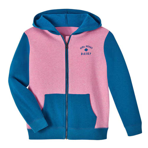 Girl Scout Daisy Zip-Up Hoodie Sweatshirt