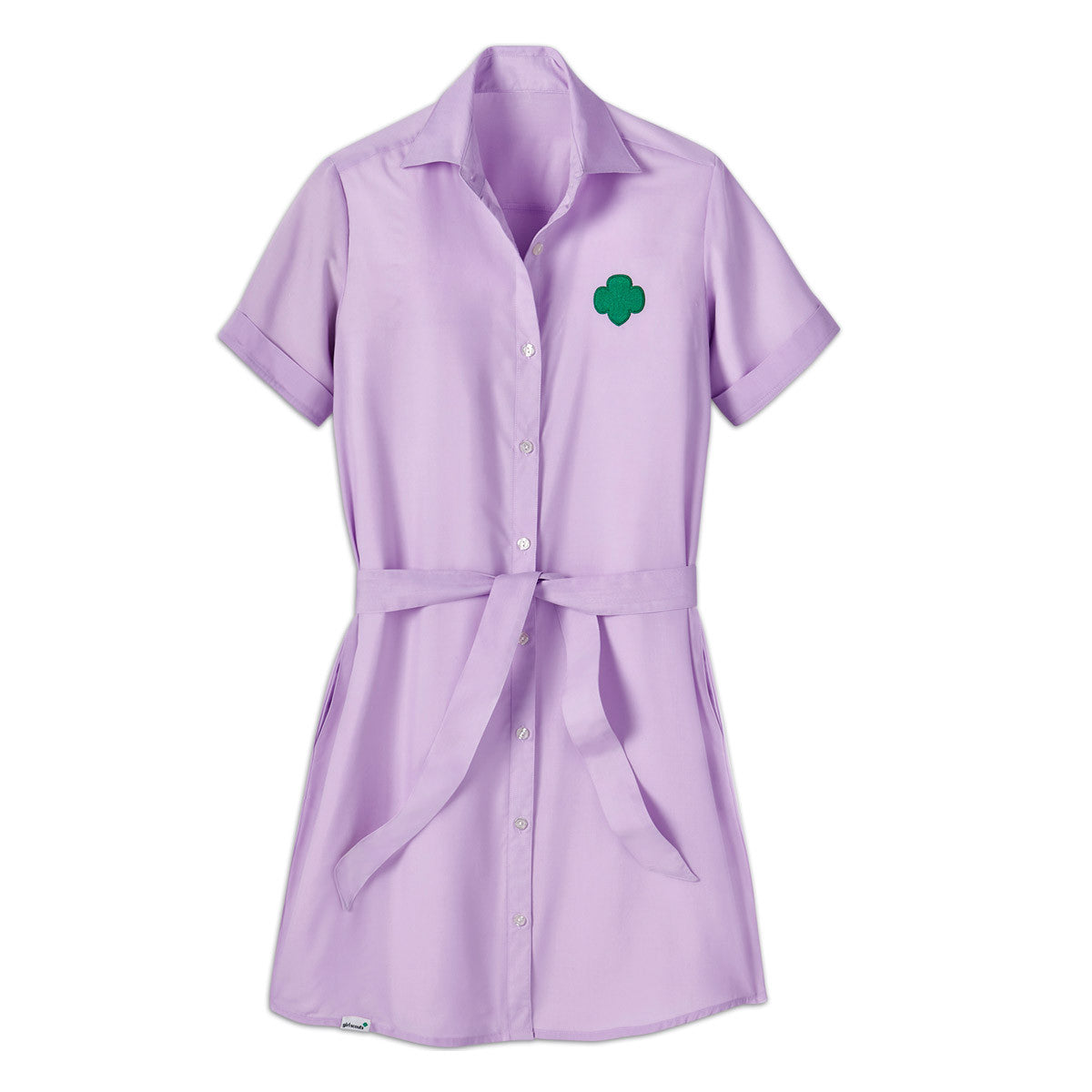 Cadette, Senior, Ambassador Lilac Chambray Shirt Dress