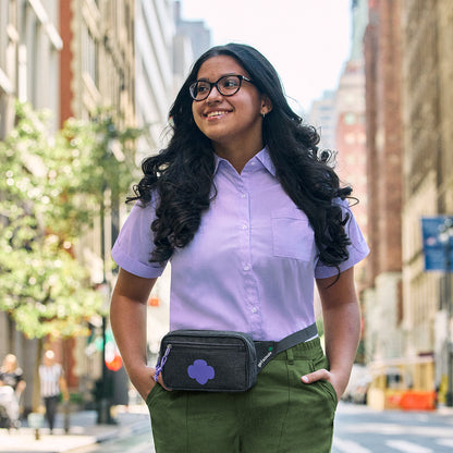 Cadette, Senior, Ambassador Lilac Chambray Camp Shirt