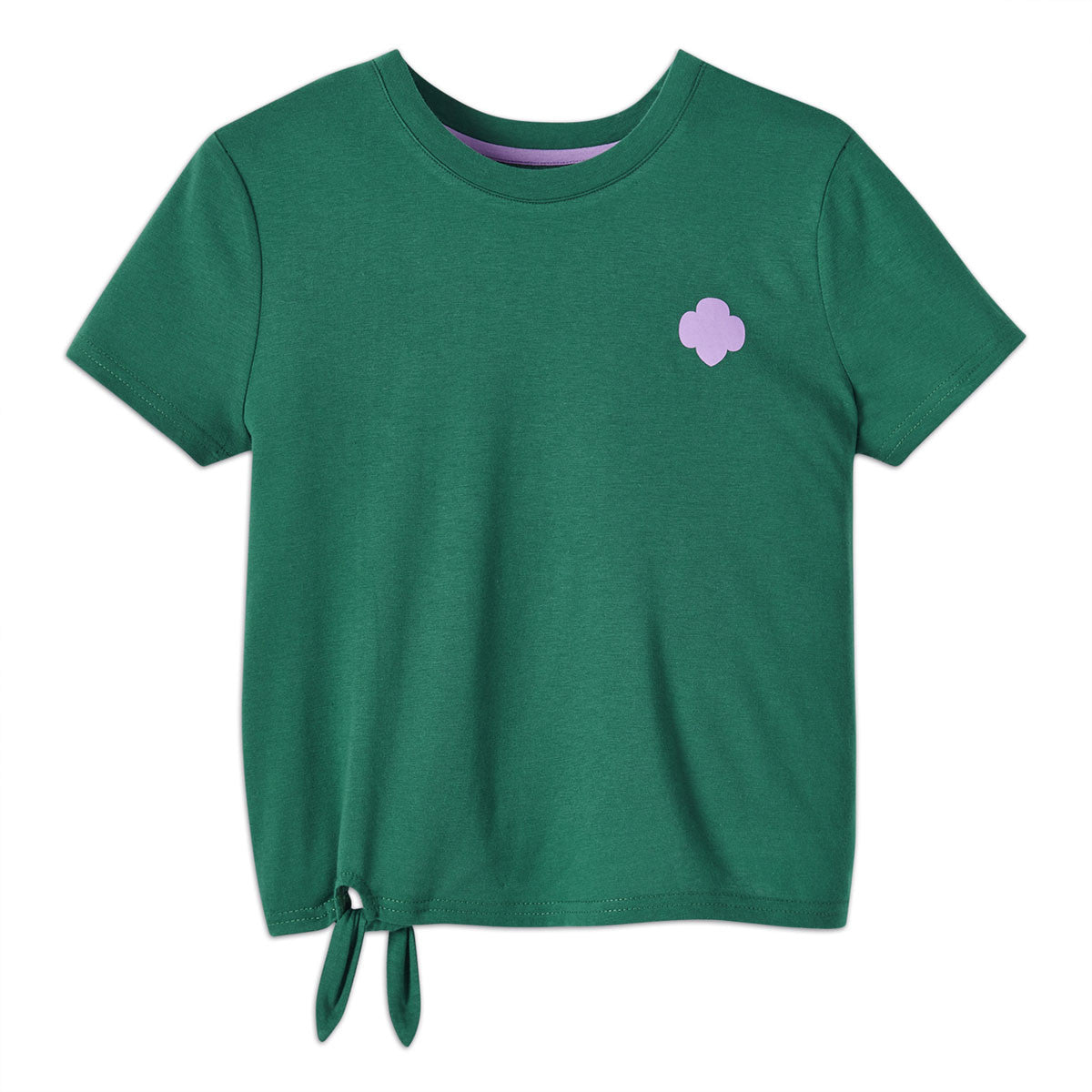 Cadette, Senior, Ambassador Side-Tie Trefoil T-Shirt