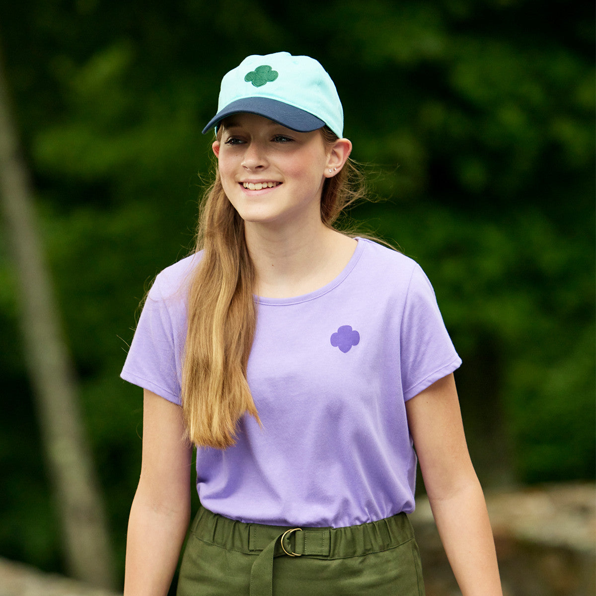 Cadette, Senior, Ambassador Violet Classic Trefoil T-Shirt