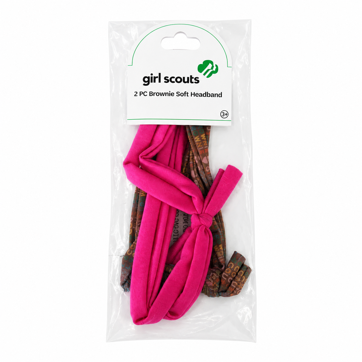 Girls Scout 2 PC Brownie Soft Headband