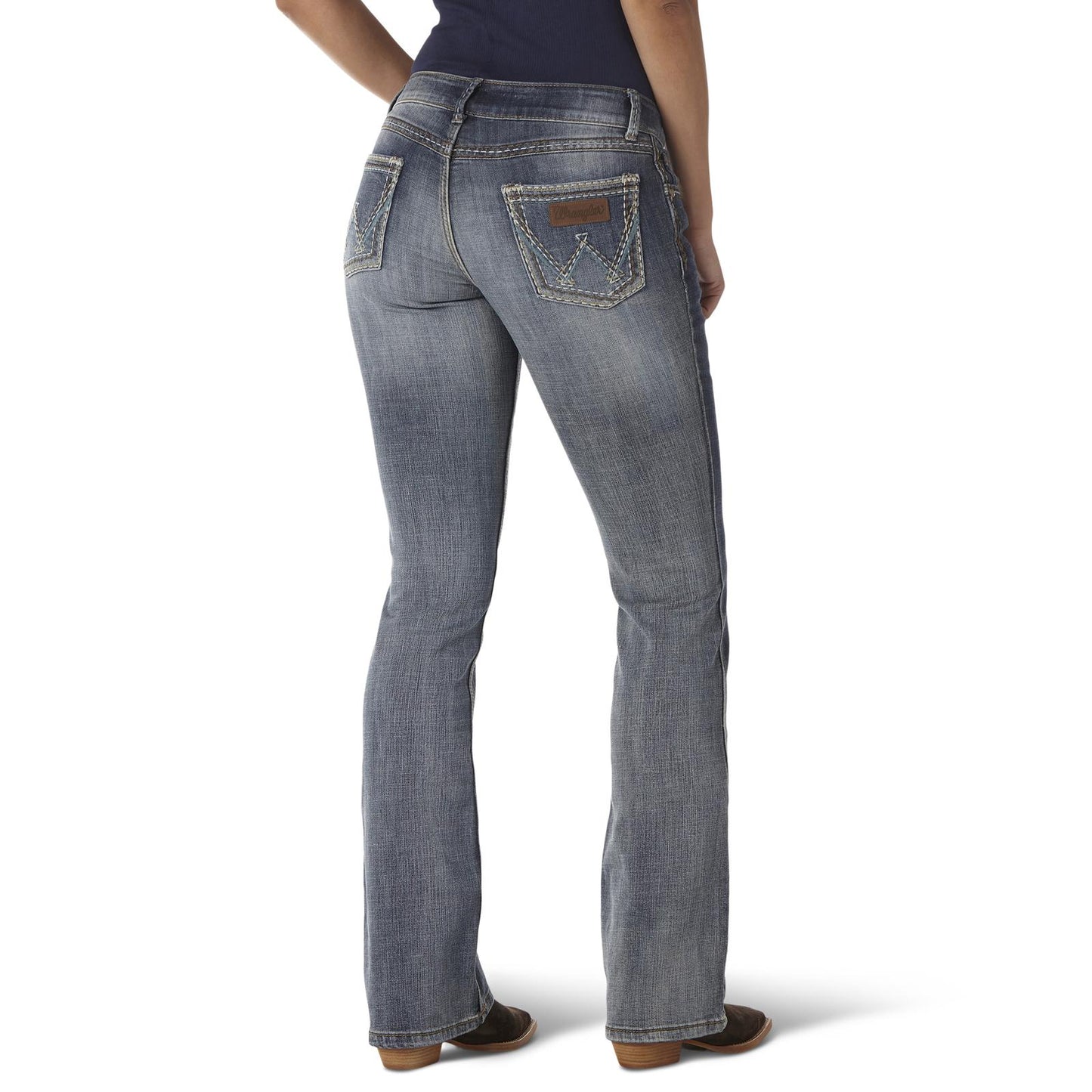 Wrangler® Retro® Sadie Women Jean - Low Rise - Medium Blue