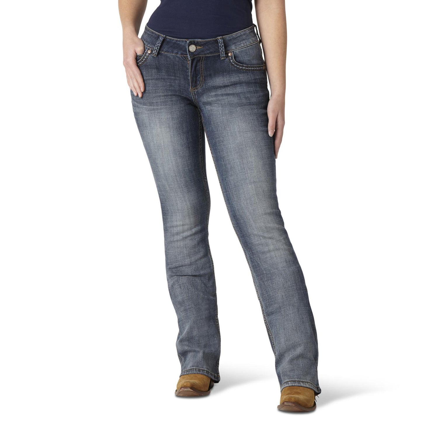 Wrangler® Retro® Sadie Women Jean - Low Rise - Medium Blue
