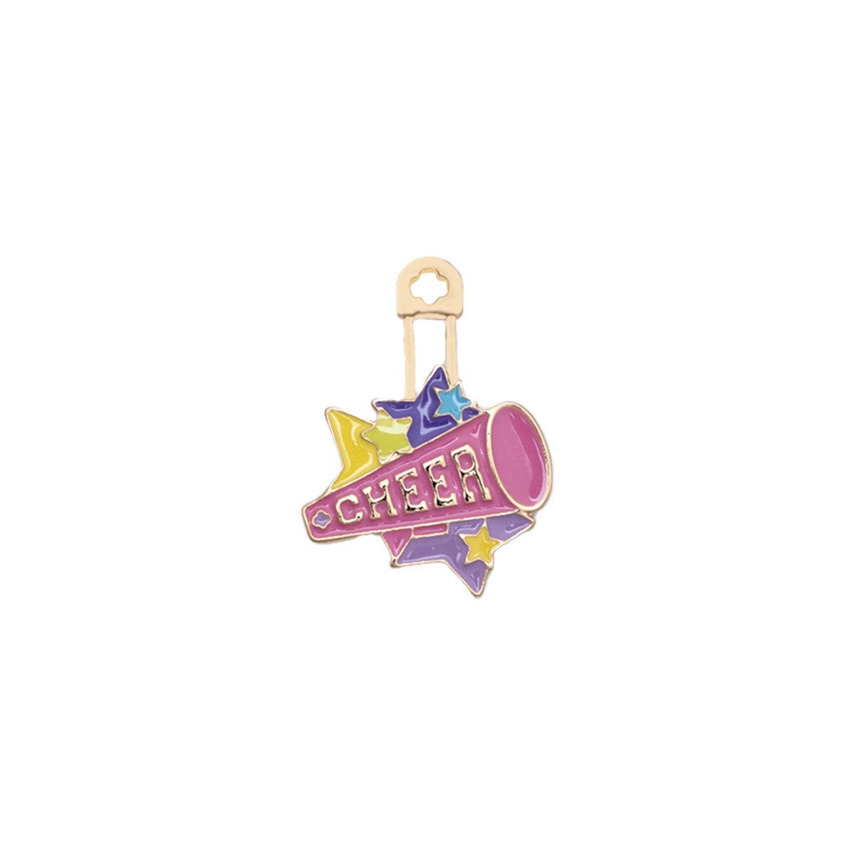 I AM Cheer Megaphone Personal Pin