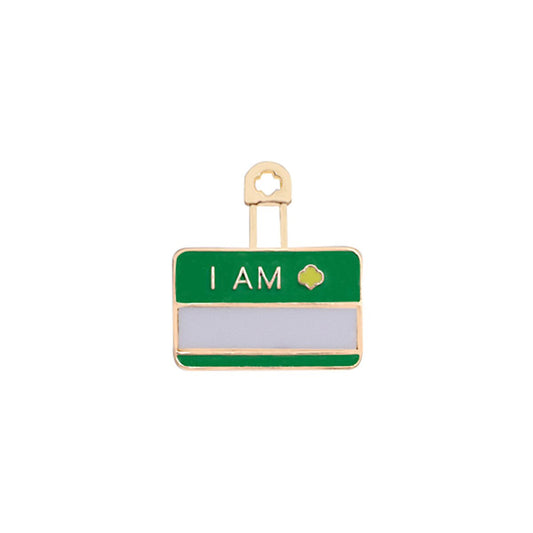 I AM Name Tag Personal Pin