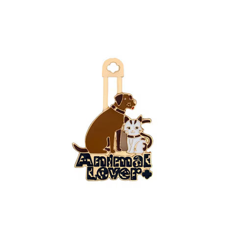 I AM Animal Lover Personal Pin