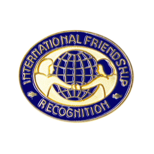 International Friendship Recognition Pin