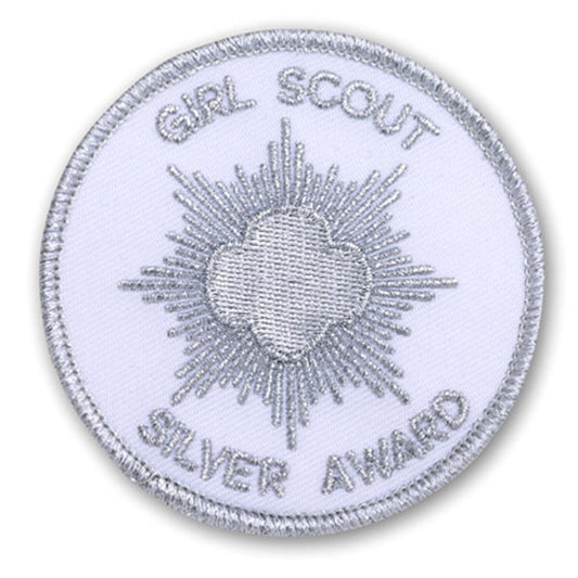 Silver Award Emblem Patch