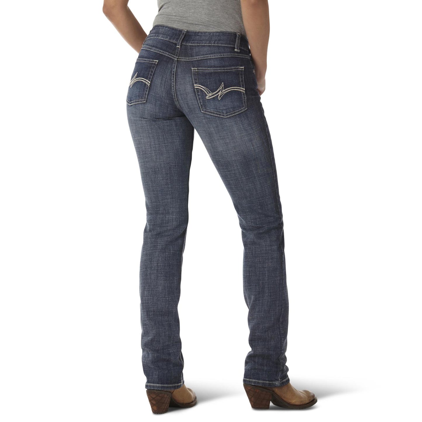Wrangler® Essential Women Straight Jean - Mid Rise