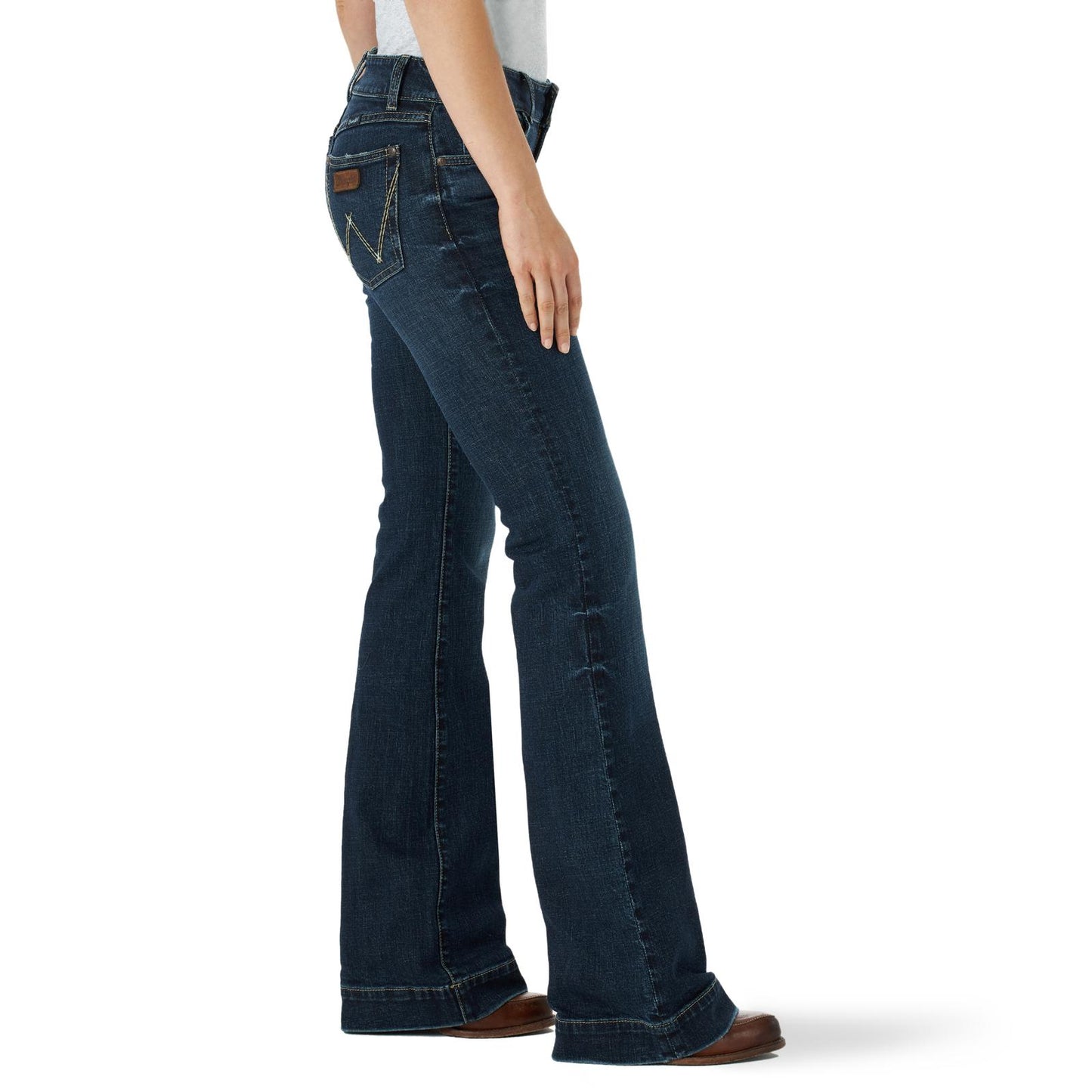 Wrangler® Women Retro® Mae Wide Leg Trouser Jean - Mid Rise - Samantha
