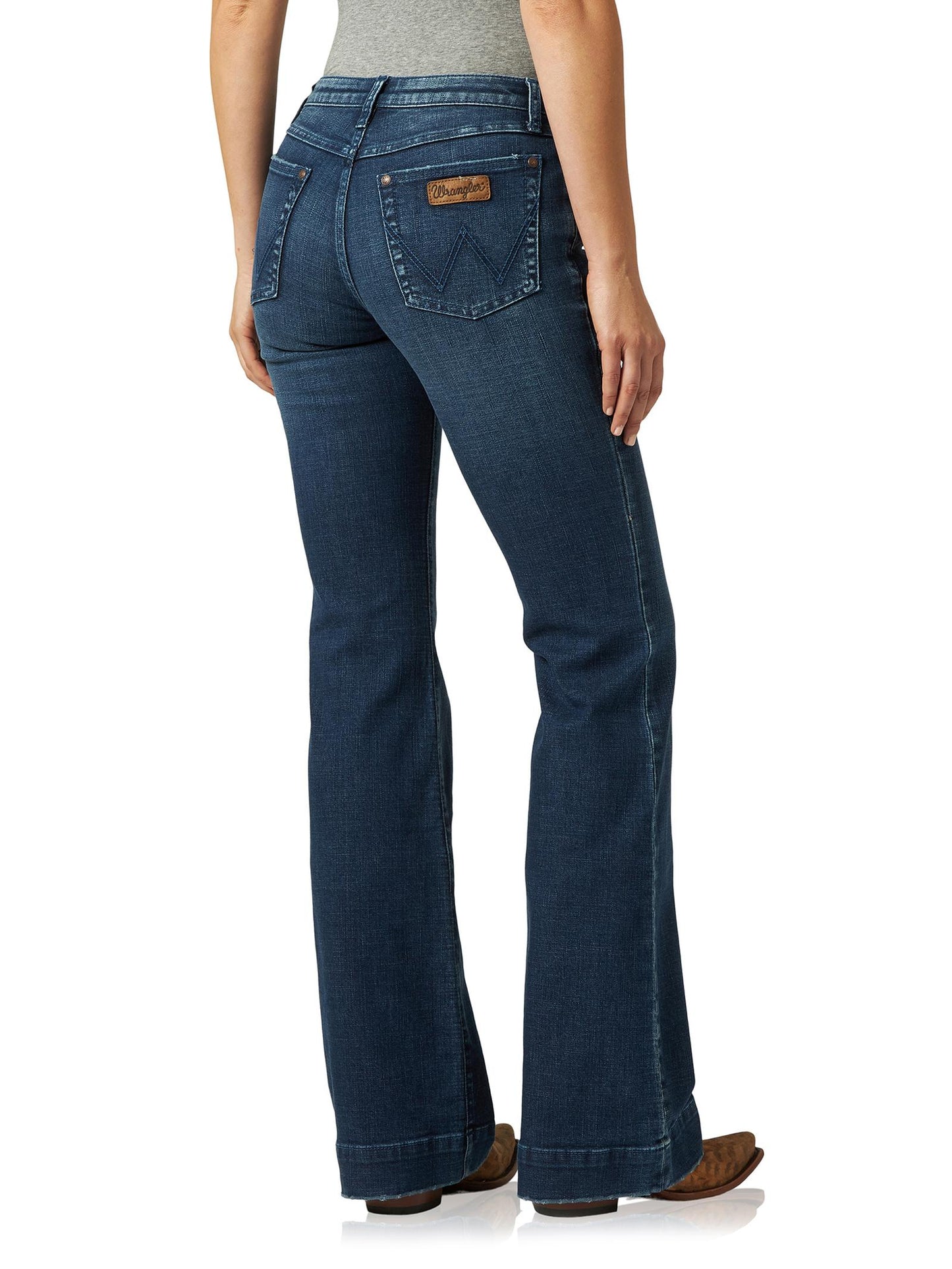 Wrangler® Women's Retro® Mae Wide Leg Trouser Jean - Mid Rise - Sophia