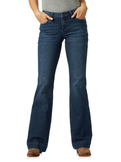 Wrangler® Women's Retro® Mae Wide Leg Trouser Jean - Mid Rise - Sophia