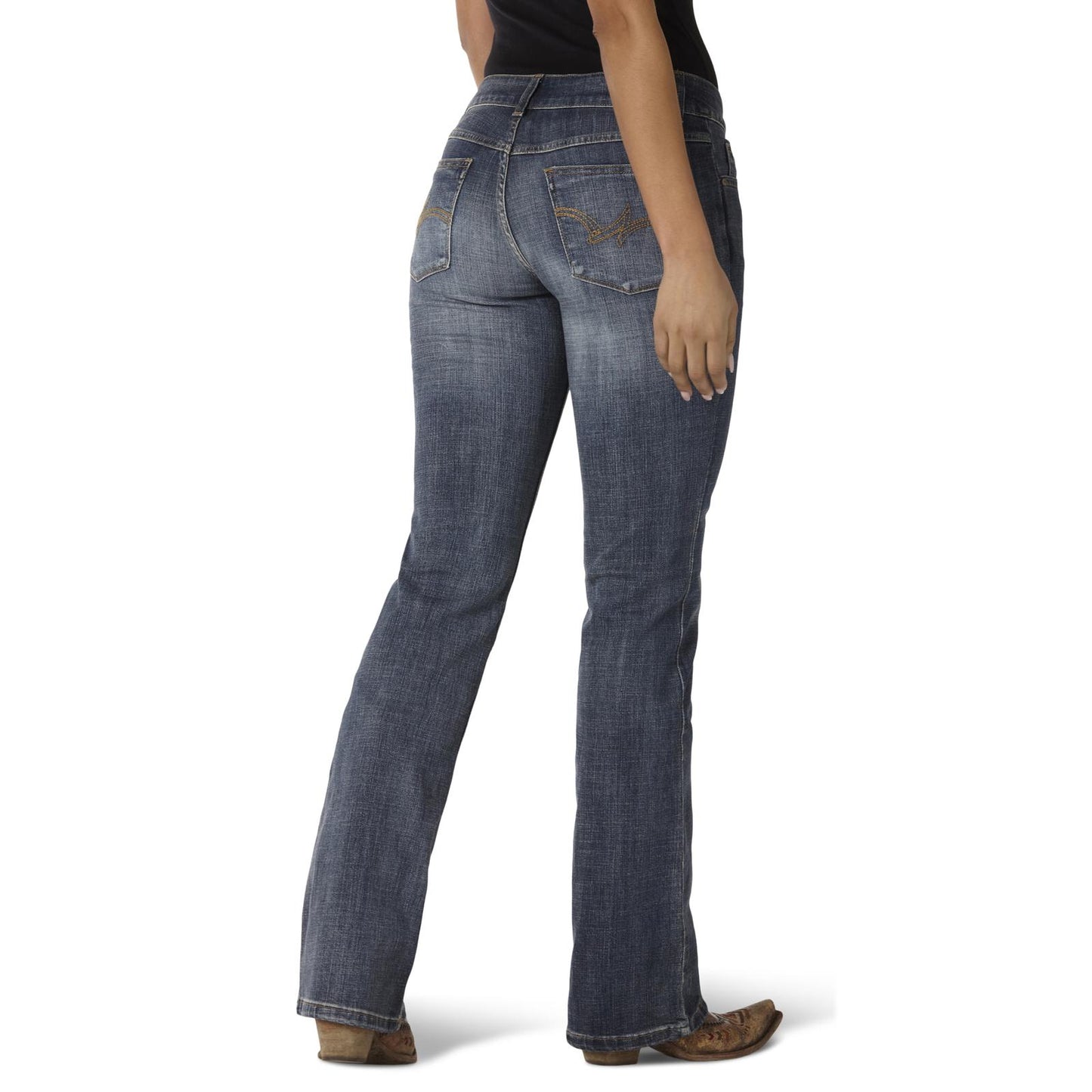 Wrangler® Women's Essential Mid-Rise Bootcut Jean - Blue