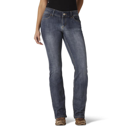 Wrangler® Women's Essential Mid-Rise Bootcut Jean - Blue