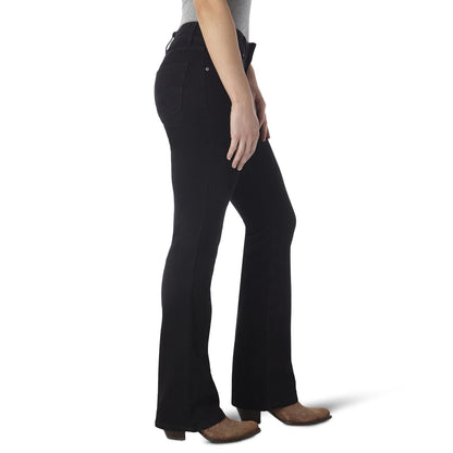Wrangler® Women's Essential Mid-Rise Bootcut Jean - Black