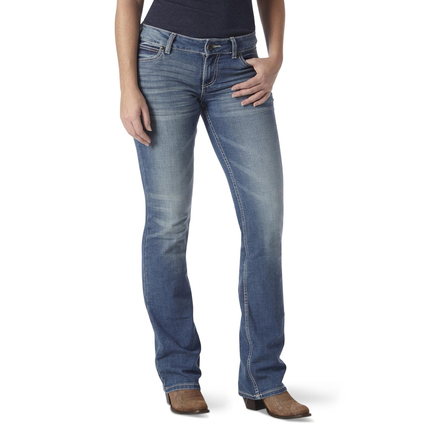 Wrangler® Women's Retro® Mae Mid Rise Bootcut Jean - Deadwood