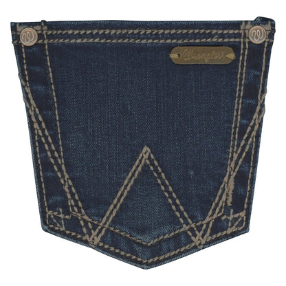 Wrangler® Women's Retro® Mae Mid Rise Bootcut Jean - Mid Rise - Dark Blue
