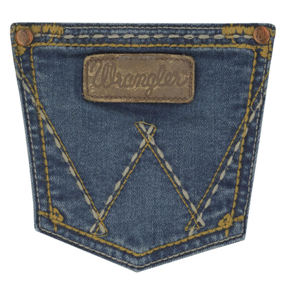 Wrangler® Women's Retro® Mae Mid Rise Bootcut Jean - Mid Rise - Medium Blue