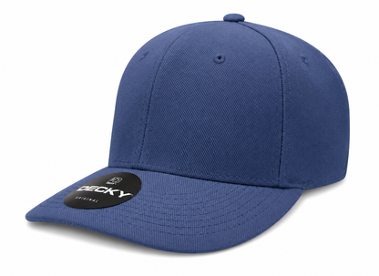 Decky 6 Panel Mid Profile Structured Acrylic/Polyester Cap #207