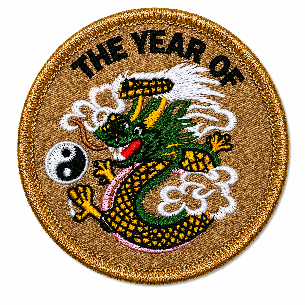 Discontinued Year of the Dragon (Green) Fun Patch