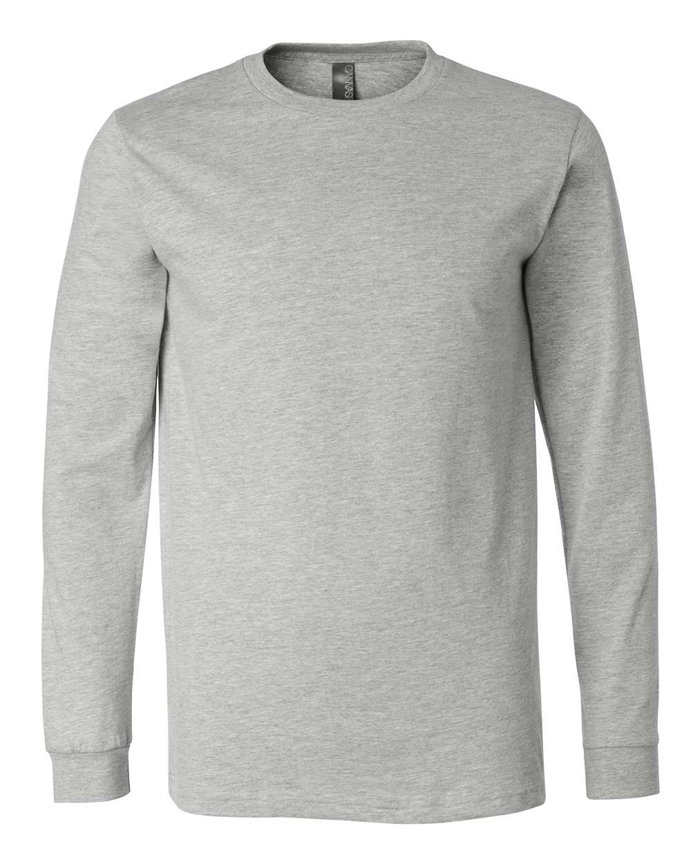 BELLA + CANVAS Heather CVC Long Sleeve Tee