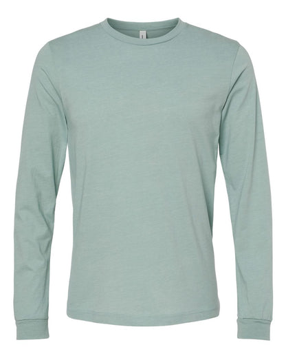 BELLA + CANVAS Heather CVC Long Sleeve Tee