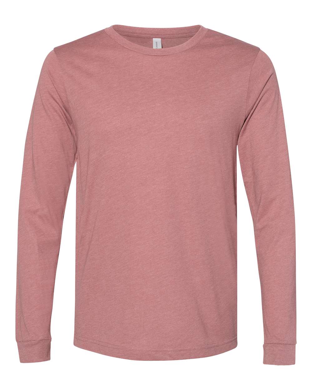 BELLA + CANVAS Heather CVC Long Sleeve Tee