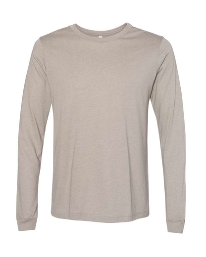 BELLA + CANVAS Heather CVC Long Sleeve Tee
