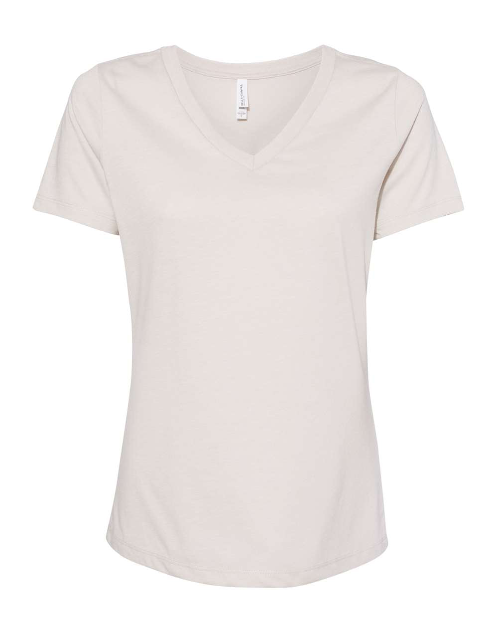 BELLA + CANVAS Women's Relaxed Heather CVC V-Neck Tee