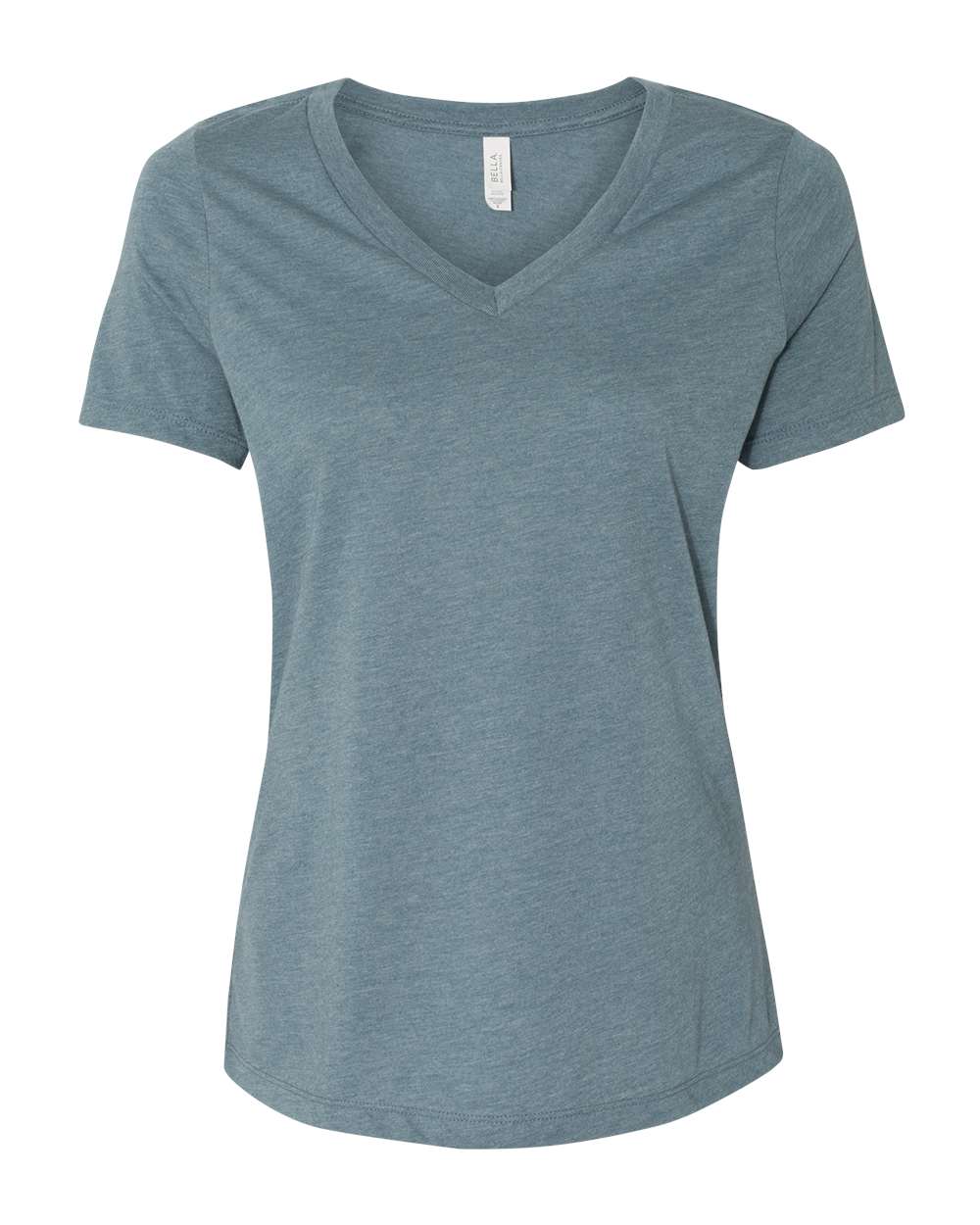 BELLA + CANVAS Women's Relaxed Heather CVC V-Neck Tee