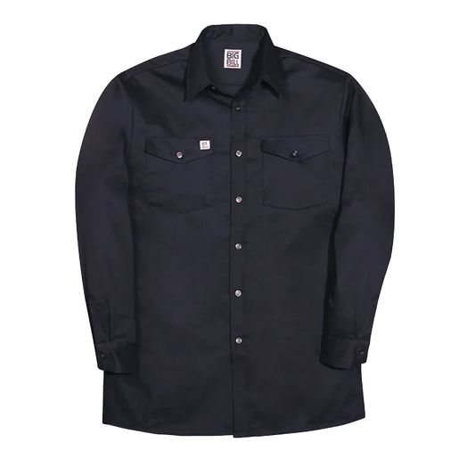 Big Bill 100% Cotton Long-Sleeve Industrial Work Shirt