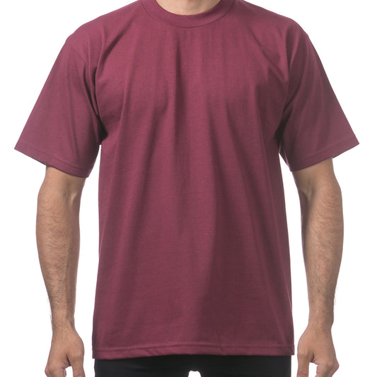 Pro Club Men's Heavyweight Short Sleeve T-Shirt (More Colors) - Regular Sizes (S-7X) - Basics Clothing Store
