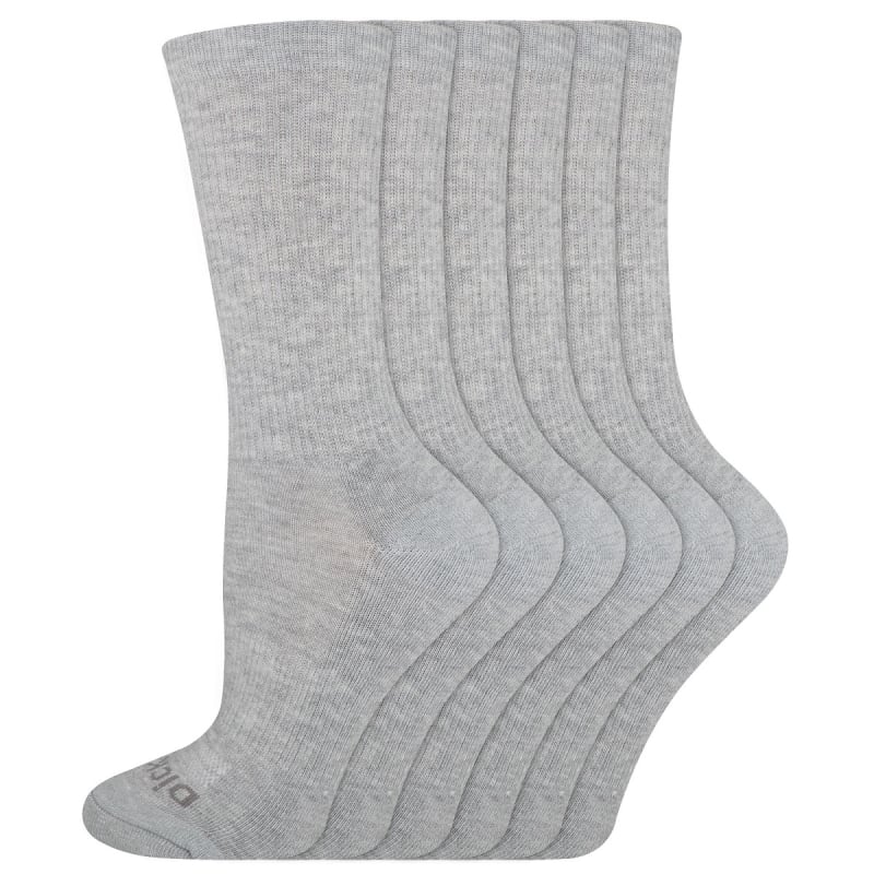 Dickies Women's 6 Packs Dri-Tech Moisture Control Crew Socks, Sizes 6-9 - ( I61002 ) - Basics Clothing Store