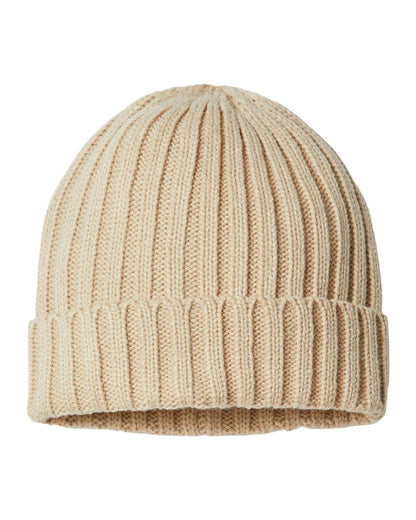 Atlantis Headwear - Sustainable Cable Knit Cuffed Beanie - SHORE