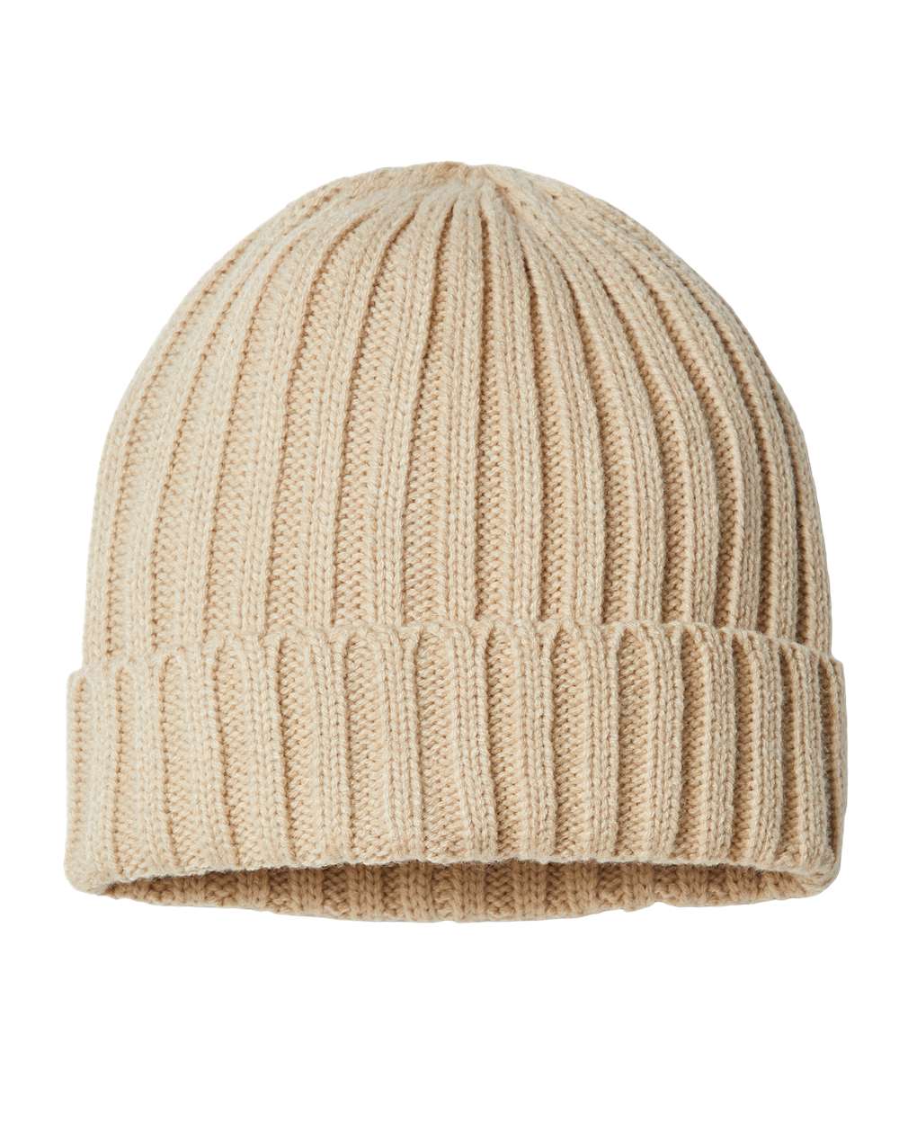 Atlantis Headwear - Sustainable Cable Knit Cuffed Beanie - SHORE