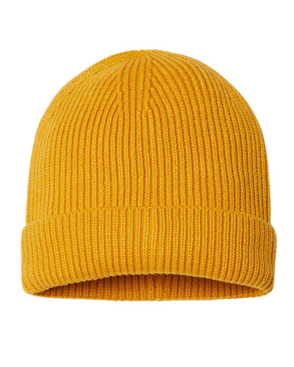 Atlantis Headwear - Sustainable Fine Rib Cuffed Beanie - ANDY