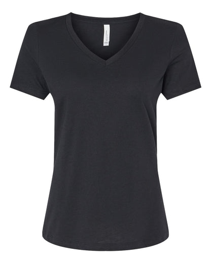 BELLA + CANVAS Women's Relaxed Heather CVC V-Neck Tee