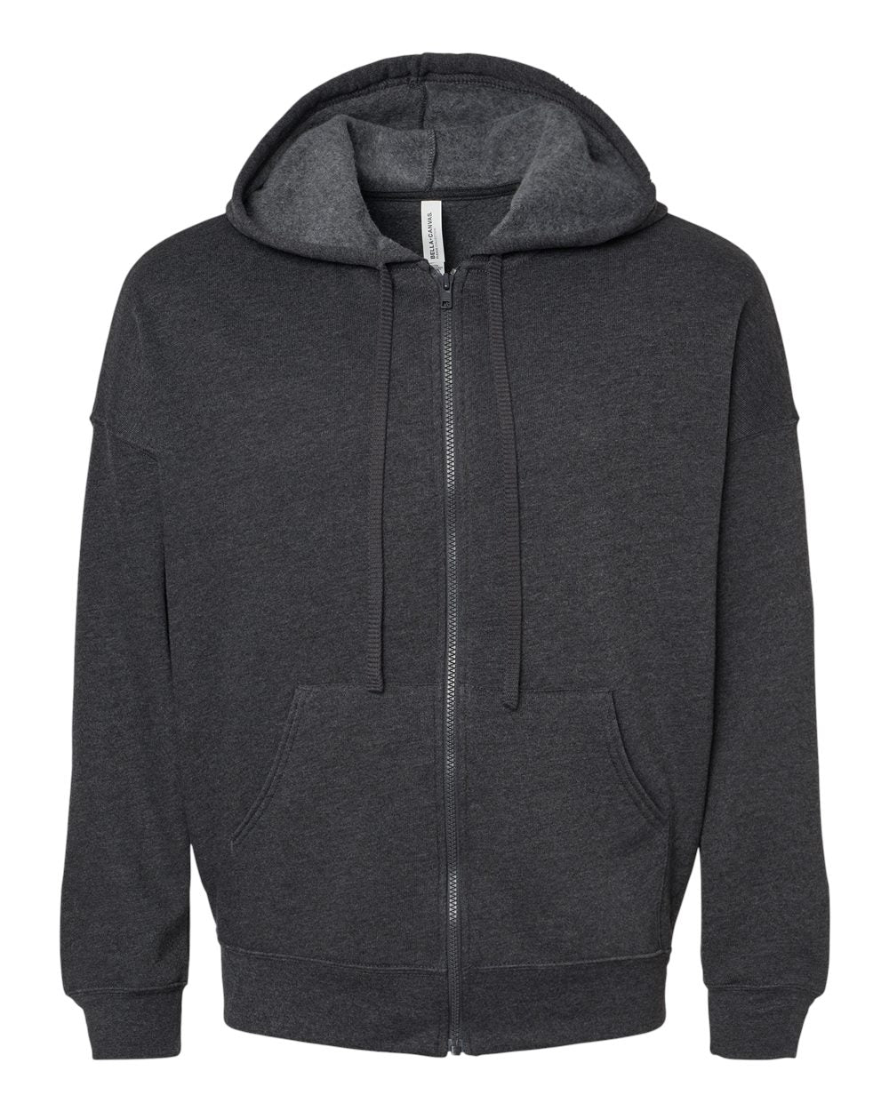 BELLA + CANVAS Unisex Sponge Fleece DTM Full-Zip Hoodie
