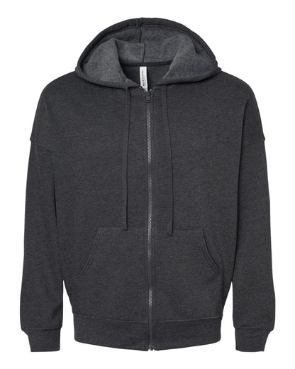 BELLA + CANVAS Unisex Sponge Fleece DTM Full-Zip Hoodie