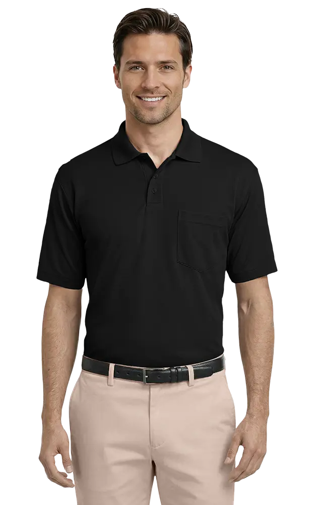 Blue Generation Adult IL-50 Pocketed Polo-BG1052